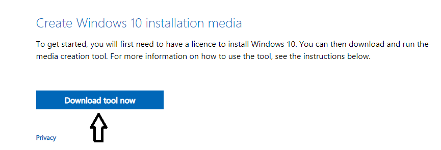 installation media upgrade from windows 7 to widows 10