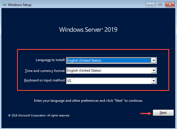 How to Install Windows Server 2019